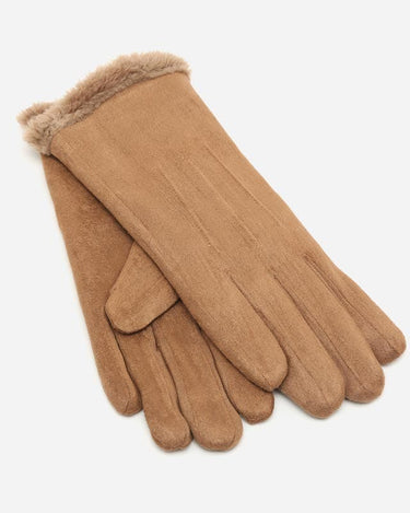 Carla suède handschoenen 