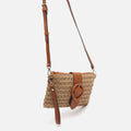 Misako Raffia Bag Knob side view 