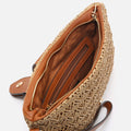 Misako Raffia Bag Knob side view 