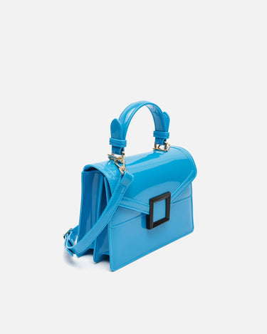 Welly small tote bag with vinyl effect and shoulder strap 