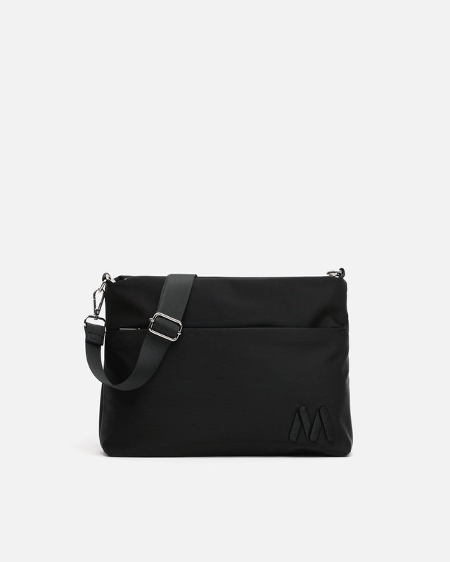 Nebula Borsa a tracolla in nylon con texture in neoprene