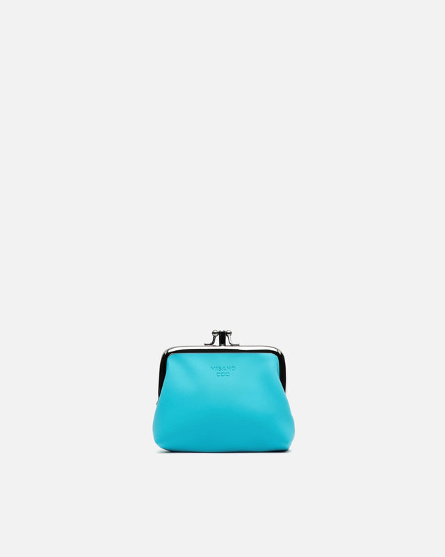 Portamonete in nylon con chiusura a scatto ED.