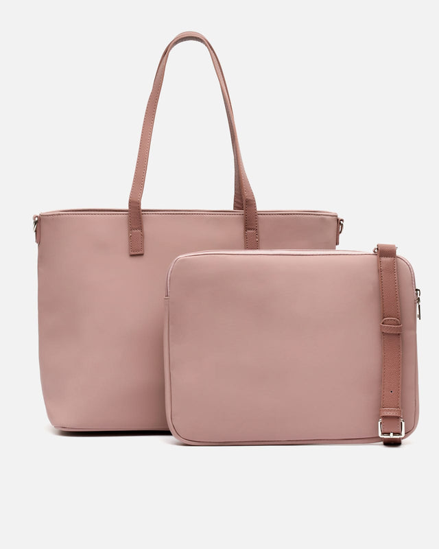 Delora portaordenador shopper con funda extraíble en nylon (13,3