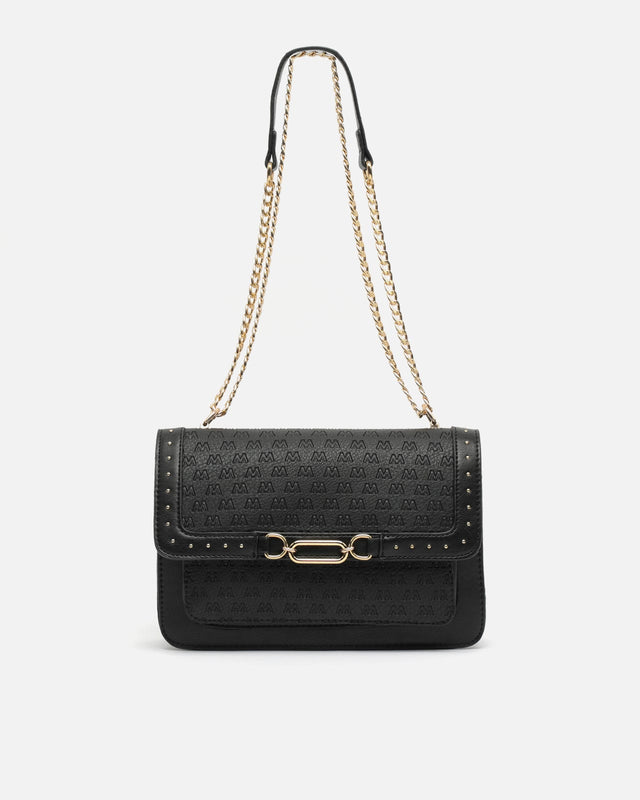 Clasti Borsa a tracolla con cinghia e stampa monogramma