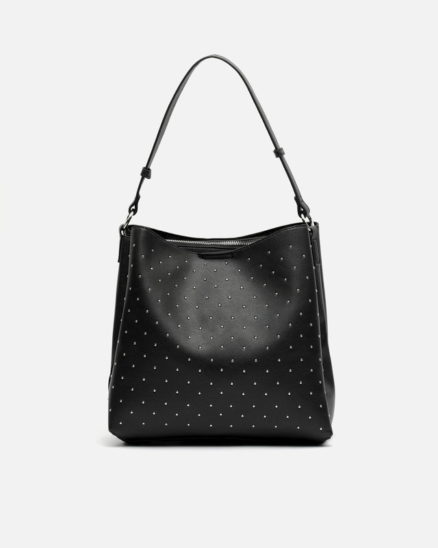 Nicoleta borsa hobo con tracolla e dettagli metallici ED.