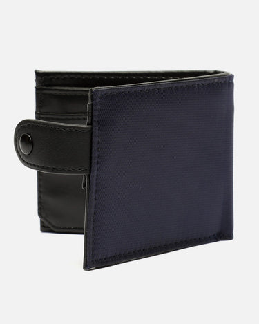 Simeon wallet with compartments for bills, cards, and coins with closure 