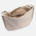Prido bolso hobo grande con detalles metálicos 