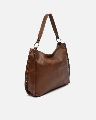 Prido bolso hobo grande con detalles metálicos 