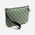 Mongra kleine schoudertas met handvat en monogramprint 
