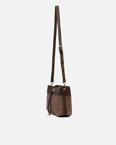 Rangri bolso bandolera efecto rafia 