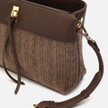 Rangri bolso bandolera efecto rafia 