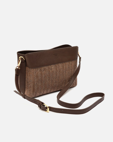 Rangri bolso bandolera efecto rafia 