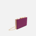 Zendy petit sac bandoulière ou à main de soirée avec bandoulière amovible 