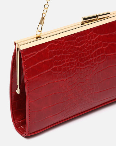 Imelda kleine Party-Tasche mit Riemen und Animal-Print 