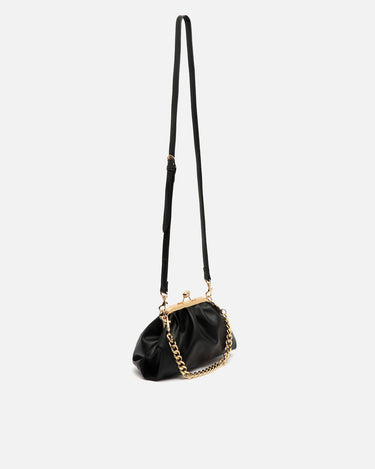 Raina small party bag with double handle and kiss lock closure 