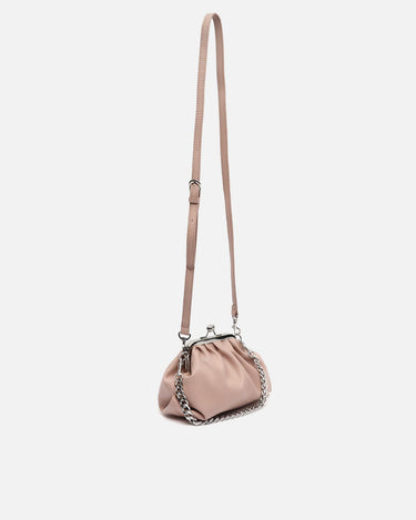 Raina small party bag with double handle and kiss lock closure 