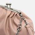 Raina small party bag with double handle and kiss lock closure 