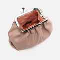 Raina small party bag with double handle and kiss lock closure 