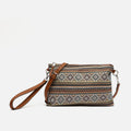 Petit sac bandoulière Misi avec imprimé jacquard 