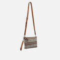 Petit sac bandoulière Misi avec imprimé jacquard 