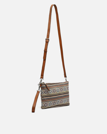 Petit sac bandoulière Misi avec imprimé jacquard 