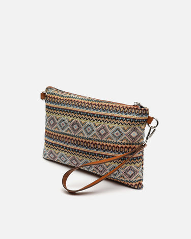 Petit sac bandoulière Misi avec imprimé jacquard 