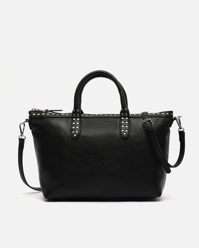Kalani tote bag with shoulder strap and metal details ED.