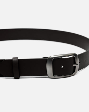 Saul smooth belt with square buckle 
