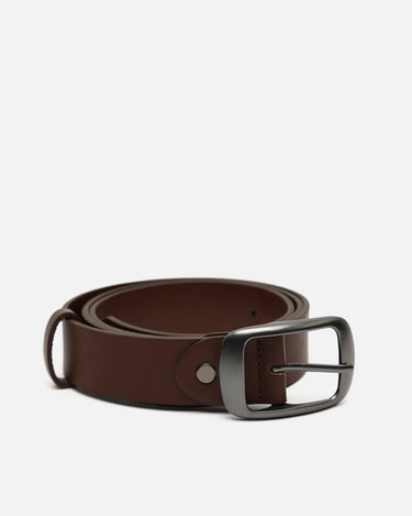 Saul smooth belt with square buckle 