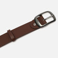 Saul smooth belt with square buckle 