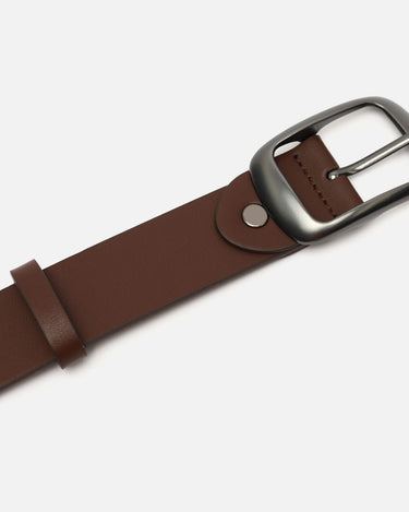 Saul smooth belt with square buckle 