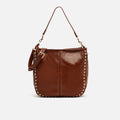 Grand sac hobo Jitan avec bandoulière amovible et détails métalliques 