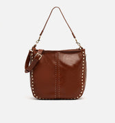 Grand sac hobo Jitan avec bandoulière amovible et détails métalliques 