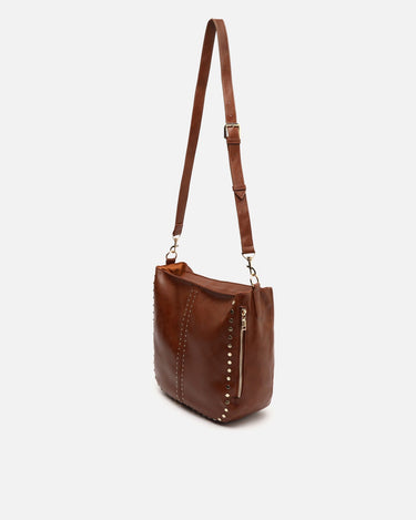 Grand sac hobo Jitan avec bandoulière amovible et détails métalliques 