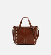 Jita mittelgroße Tote-Tasche mit abnehmbarem Schulterriemen und Metall-Details 