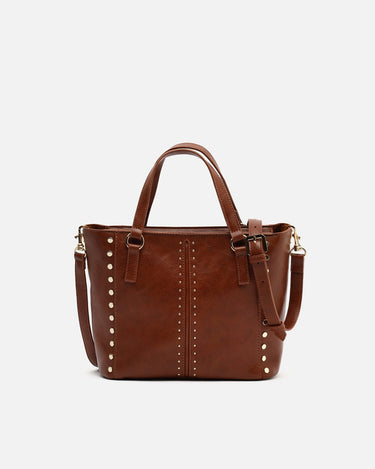 Jita mittelgroße Tote-Tasche mit abnehmbarem Schulterriemen und Metall-Details 