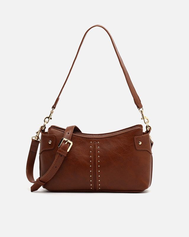 Jita borsa a spalla piccola con dettagli metallici ED.
