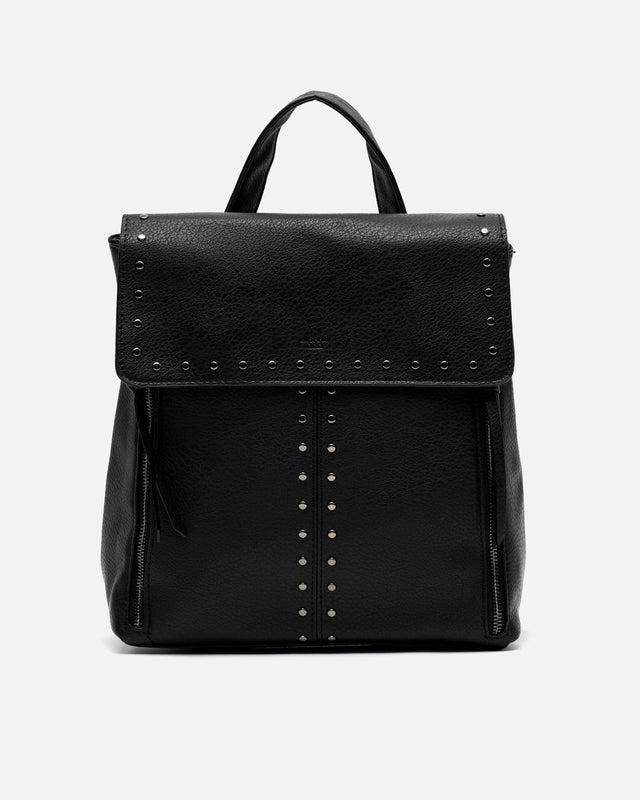 Licha Rucksack mit Überschlag und Metalldetails 