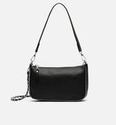 Sibila bolso de hombro pequeño con asa bandolera y detalles metálicos 