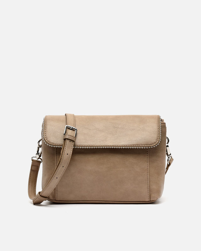 Sibilas crossbody bag with flap and metal details ED.