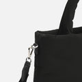 Acolfy middelgrote gewatteerde nylon tote tas met afneembare schouderriem 