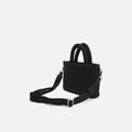 Acolfy middelgrote gewatteerde nylon tote tas met afneembare schouderriem 