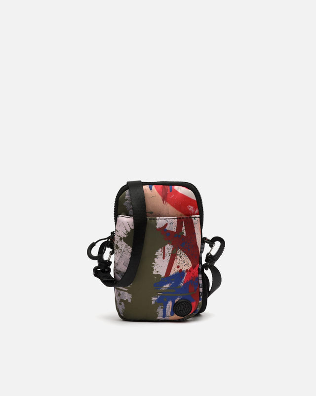 Menphi-2 borsa a tracolla mini per cellulare in nylon riciclato ED.