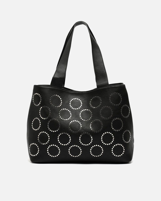 Yura borsa shopper grande con dettagli metallici ED.