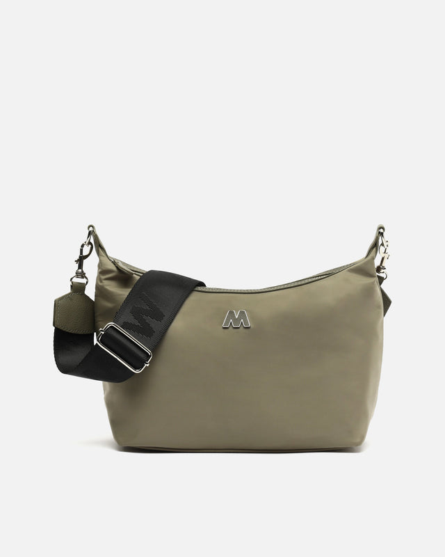 Bolsa tiracolo Gerânio em nylon ED.
