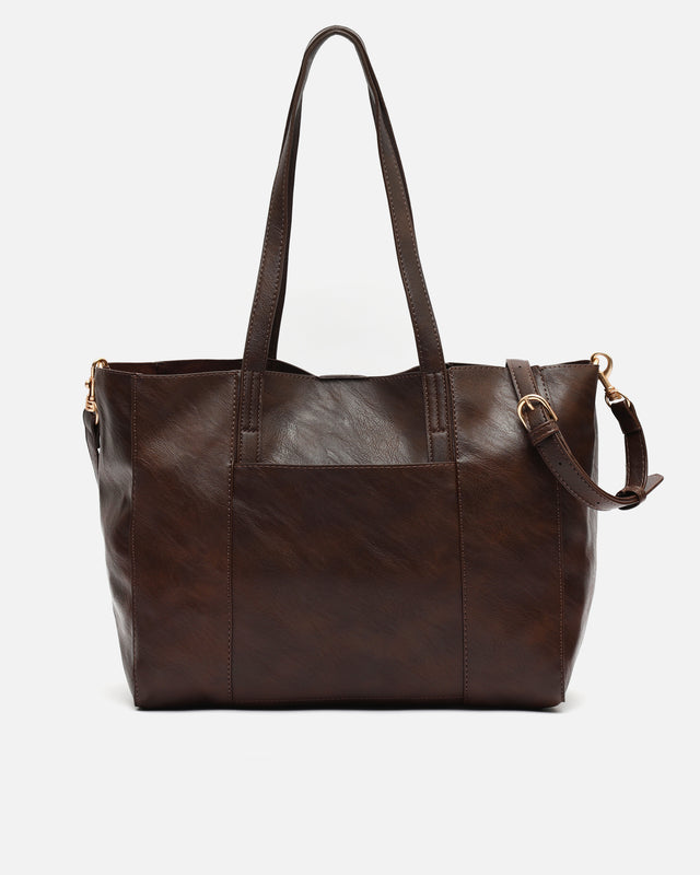 Delfino borsa shopper grande con borsa interna rimovibile