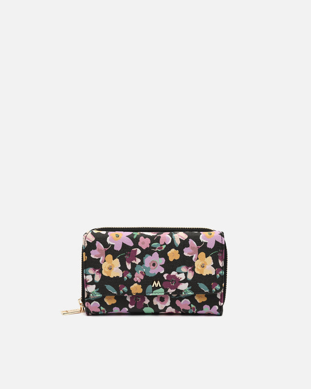 Saba monedero grande con estampado ED.