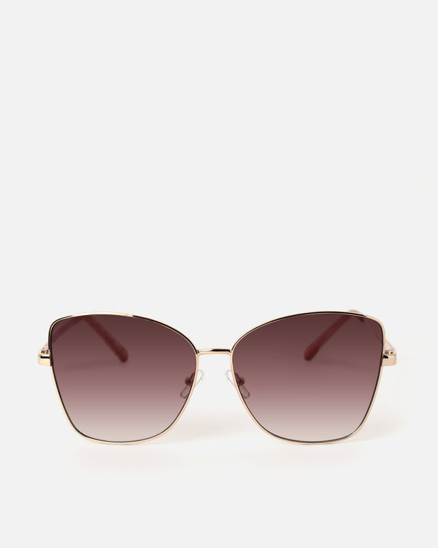 Paloma quadratische sonnenbrille mit metallrahmen