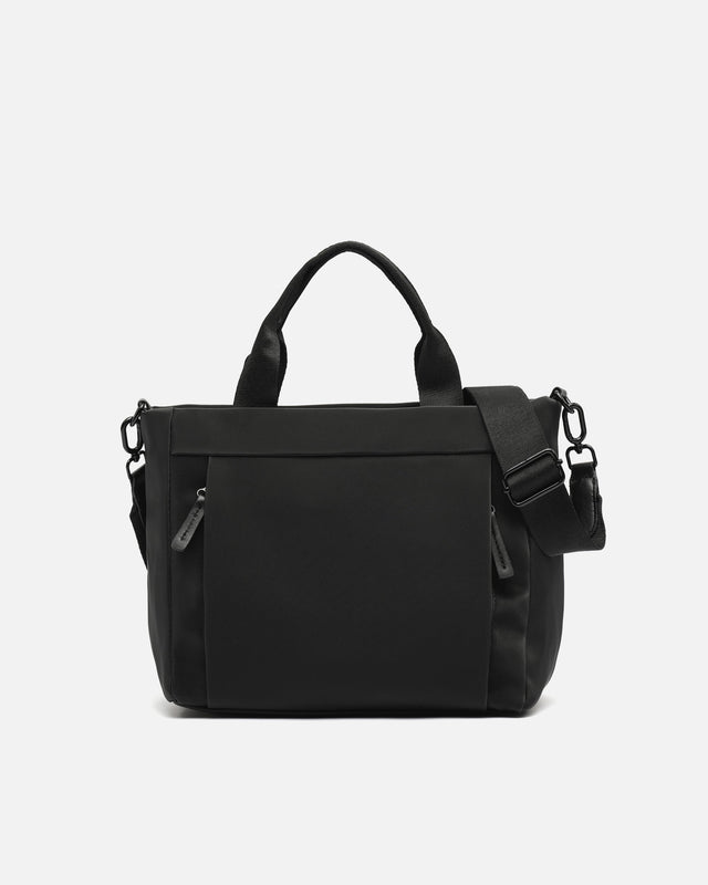 Danelin bolso tote mediano en nylon con asa bandolera extraíble