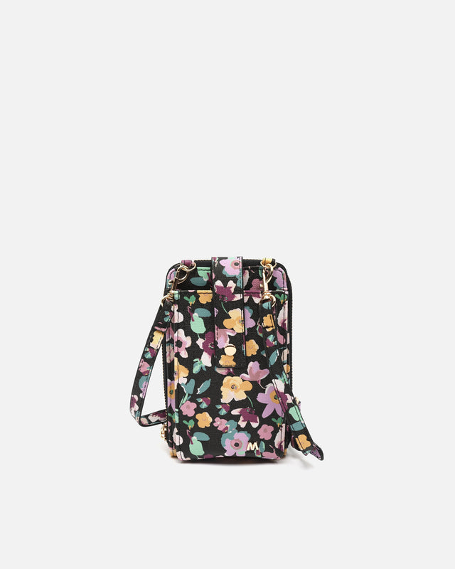 Saba mala tiracolo mini para telemóvel com estampado ED.